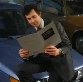 SAAB-broschyr. Fotografi för Papyrus årsberättelse 1980.
Foto: Sten Granath, Wezäta.