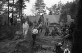 Annestorpsdalens scoutkårs läger vid Djursjön i Lindome, år 1983.

För mer information om bilden se under tilläggsinformation.