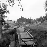 Ombyggnation av Ådalsvägen i Huskvarna.