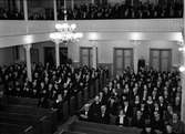 Gudstjänst eller möte i Uppsala missionskyrka, Kungsgatan, Uppsala november 1937