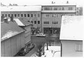 Vänersborgs fängelse, utsikt mot Edsgatan från den gemensamma korridoren.