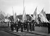Nationaldagsfirande på Studenternas Idrottsplats, Kronåsen, Uppsala 1935