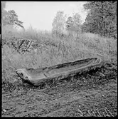 Vänersborgs Museum. Stockbåt.