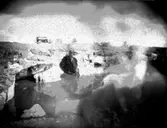 Finngruvan, en mil från Kopparberg.
Utsikt, personbil.