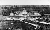 Mössebergs sanatorium, Mössebergs kurort, nya badhuset, uppfört 1871. Tidigt foto.