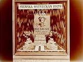 Örebro Ortens Mejeriföreningsaffär.
Svenska ostveckan 1929, skyltfönster med ostreklam.