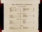 Födans förtäring, tabell med några viktiga födoämnens gödningsvärde.
Bilden tagen åt doktor Edward Broddeson för Konsums räkning.