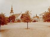 Lindesbergs kyrka, tingshuset. Stadshotellet.
Beställningsnr: LE-135.