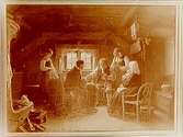 Oljemålning. Motiv: Rumsinteriör, sex personer i ett kök, av konstnären B. Nordenberg, 1861.
Köpman Olof Berglund
Götarsviks herrgård, Lillkyrka socken.