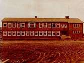 Fjugesta, Lekebergsskolan, tvåvånings skolbyggnad.Knista socken.