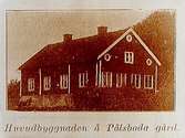 Pålsboda gård, envånings bostadshus med inredd vind.
Kaptensboställe 1820.
Bilden tagen från 'Närkes herrgårdarnas krönika' av Saxon.
