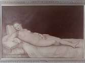 a,b,e,f. Fyra oljemålningar av okända konstnärer.   C = Oljemålning av liggande naken kvinna, av Cagliari.
D = Oljemålning av den helige Franciscus, av Zurbaran.

Tillhör : Grosshandlare A.H. Israelsson.