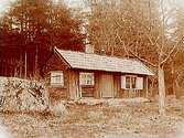 Envånings bostadshus.Bloms gamla stuga.