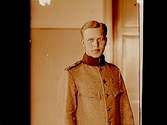 En soldat, bröstbild.356/11 Soneström, Grenadjärerna, I3, Örebro.