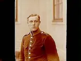 En soldat.
109 41/18 Jansson, 1:a kompaniet, Svea Trängkår, T.1.