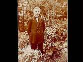 En ung man, sonen Bertil.Bertil Johansson