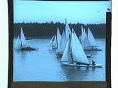Bild från S.S.H:s tävlingar, segelbåtar.
Sam Lindskogs privata bilder.