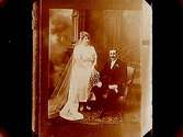 Brudpar.Fru Hulda Eriksson