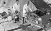 Görtz Motor 6 april 1967

På bilden testas en motor på bilmodellen Volvo Amazon, av två biltestare hos Görtz Motor i Örebro.