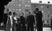 Kungen på Medborgarhuset 5 juni 1965