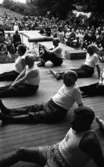 Pensionärsgymnastik, 18 juni 1965