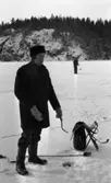 Pimpelfiske i Kilsbergen 11 januari 1965
