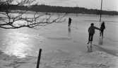 Skridskoåkning på Närkeslätten 11 mars 1966