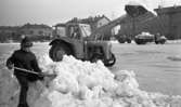 Utställningsområde har påbörjats 13 mars 1965

Leker vid byggarbetsplatsen.