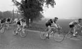Cykel, popgala 6 juni 1966

Ett antal cyklister cyklar under en tävling. Bilar kör efter cyklisterna.