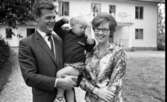 Mosjö gård, 10 juni 1967Familjen Willerman.