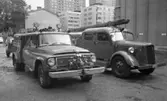 Ny och gammal brandbil 9 november 1966