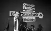 Fotboll, kvinnor ekonomi Per Holmberg Ria Wägner, SSU distriktet 3 april 1967