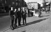 Bråk på Storgatan 5 oktober 1967.
Rubrik till artikeln: 