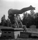 Gymnastikkurs i Hasselfors.
7 augusti 1955