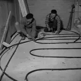 Plaströr som värmeelement.
19 mars 1955