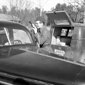 Trafiktestningarna.
27 april 1955