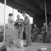 Invigning av mässan och bilder från expo.
27 maj 1955