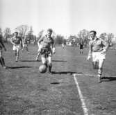 Fotbollsmatch Karlslund - Arvika.
31 maj 1955