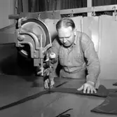 Agafabriken, Skofabriken. Kumla.
Bildsidan.
4 december 1954.