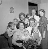 Familjen Skarp, Norra Ås vägen 29.
11 december 1954.