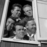 Expoveckan.
Mannekänguppvisning.
Svend Asmundsen
1 juni 1955.