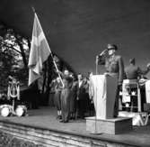 Svenska flaggans dag.
6 juni 1955.