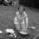 SGU-mästerskap i friidrott.
4 juli 1955.