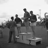 SGU-mästerskap i friidrott.
4 juli 1955.