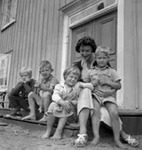 Reportage från barnkolonien.
11 juli 1955.