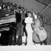 Louis Armstrong, jazzkonsert.
5 oktober 1955.