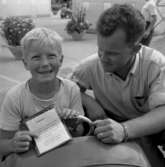Trafikskola för barn.
Juli 1956