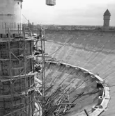 Reportage från Nya vattentornet.
Juli 1956