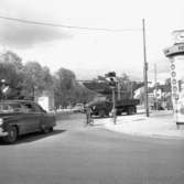 Trafikfyr vid Engelbrektsgatan-Trädgårdsgatan.
Juli 1956