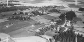Flygfoto över Glanshammar.Bilden tagen för vykort.Förlag: Alvar Liljedahl, Glanshammar.
